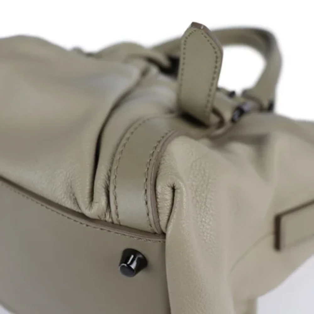 Burberry Vintage Pre-owned Fabric shoulder-bags Beige Dames