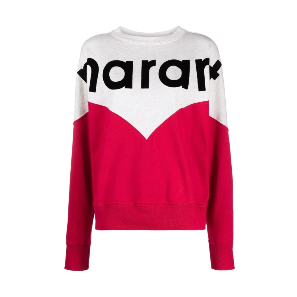 Isabel Marant Étoile Biologisch Katoen Blend Sweatshirt Red Dames