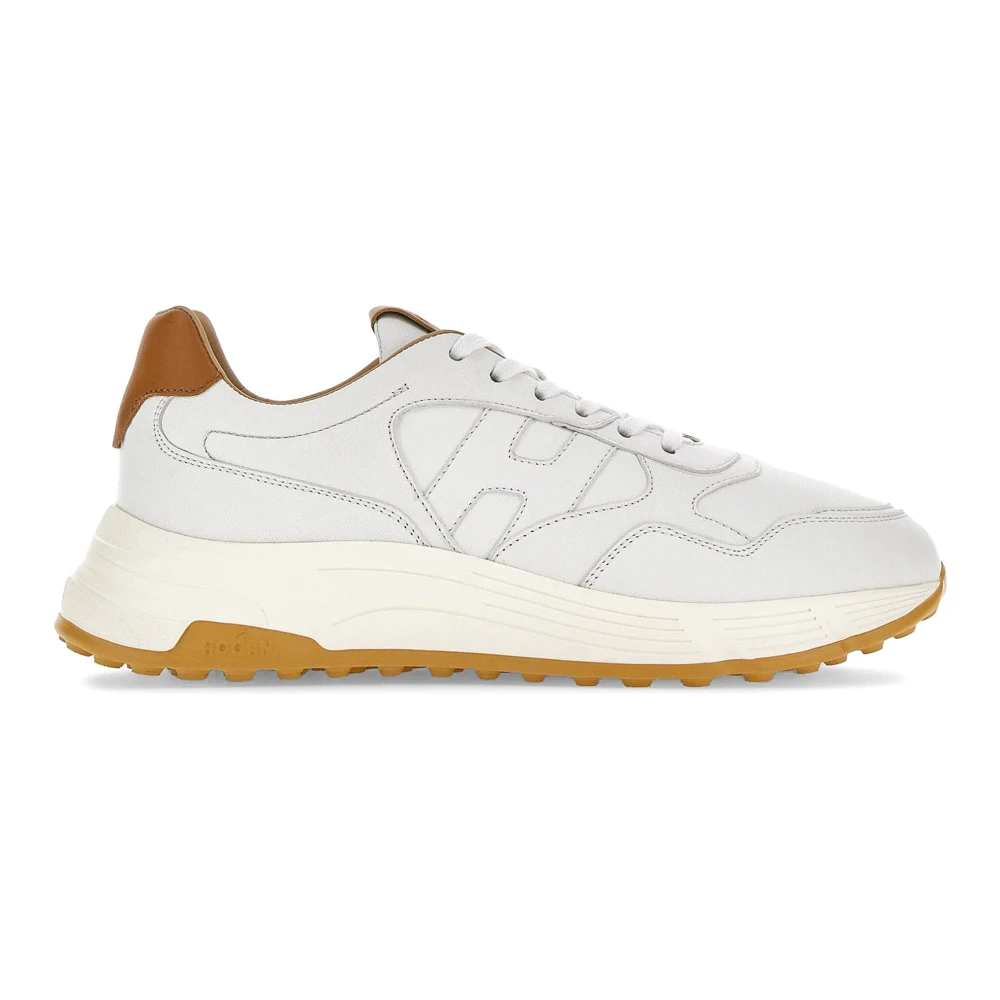 Hogan Men's White Sneakers,, Hyperlight Trainers Size 8