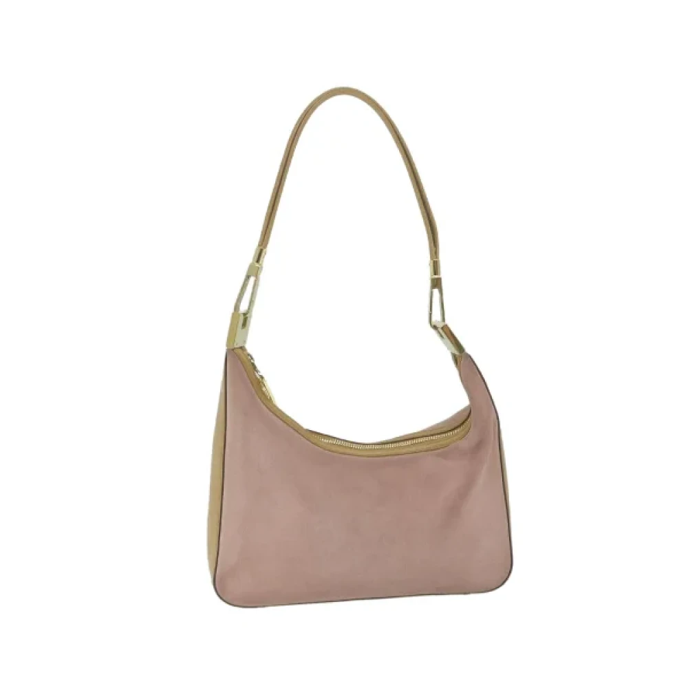 Gucci Vintage Pre-owned Suede gucci-bags Pink Dames