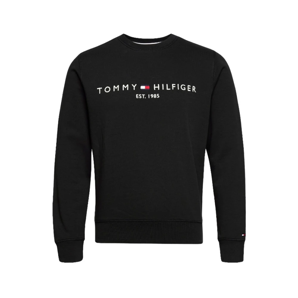 Tommy Hilfiger Men's Black Logo Sweatshirt - Sweatshirts - Xl - Sweatshirts & Hoodies