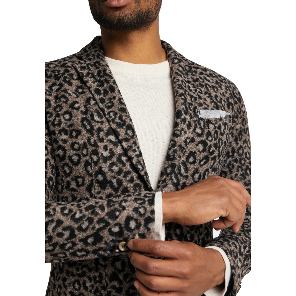 Club Of Gents Multicolor Carter Stijlvolle Jas Multicolor Heren