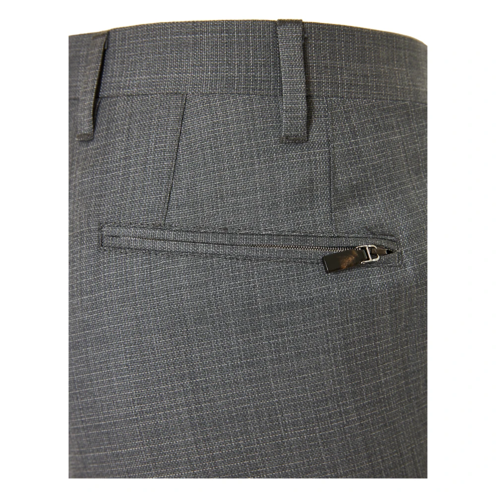 Corneliani Wollen broek met zakken Gray Heren