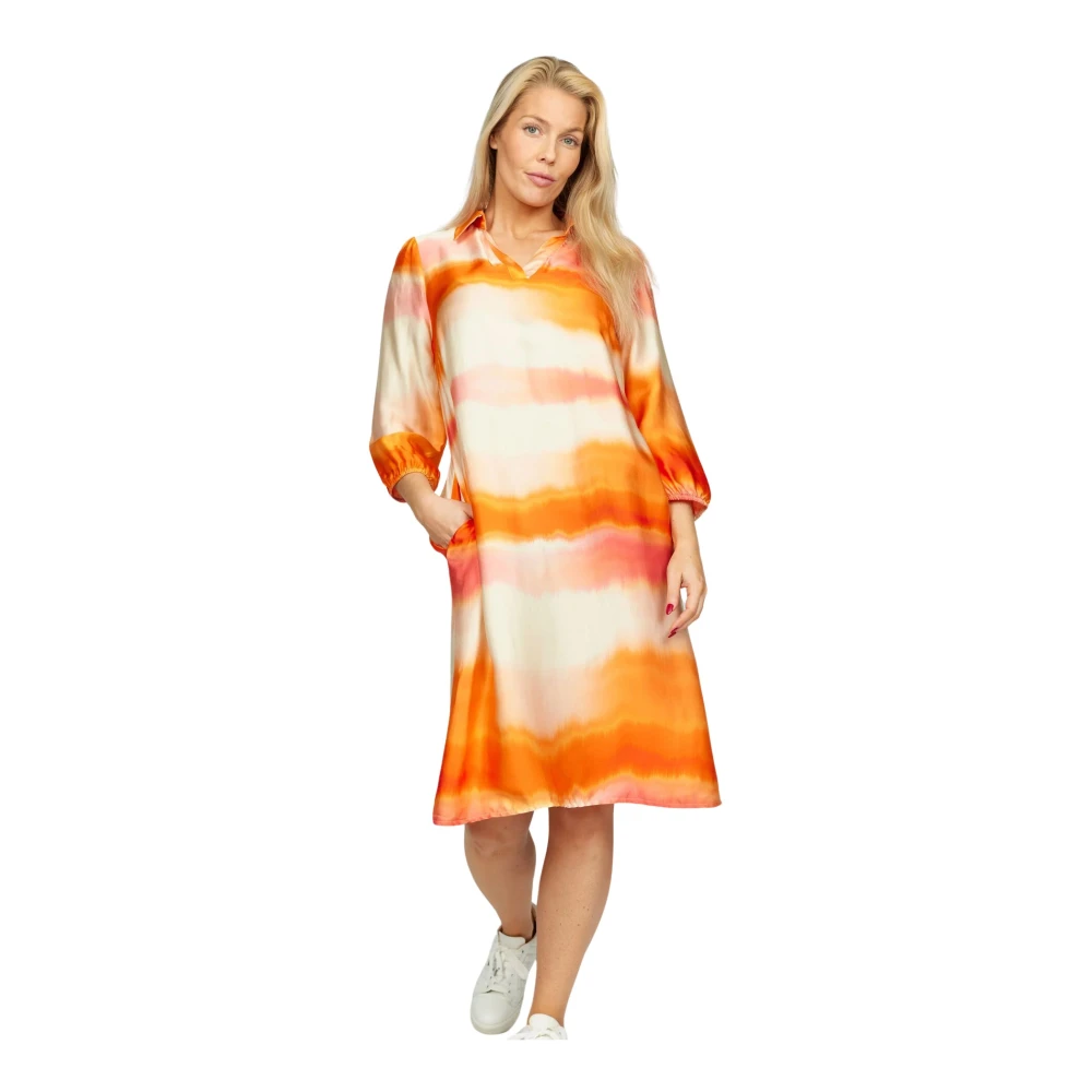 2-Biz Oranje Jurk Shila.Hs24 Orange Dames