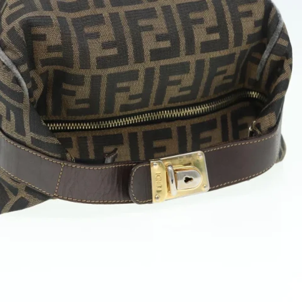 Fendi Vintage Pre-owned Canvas pouches Brown Dames