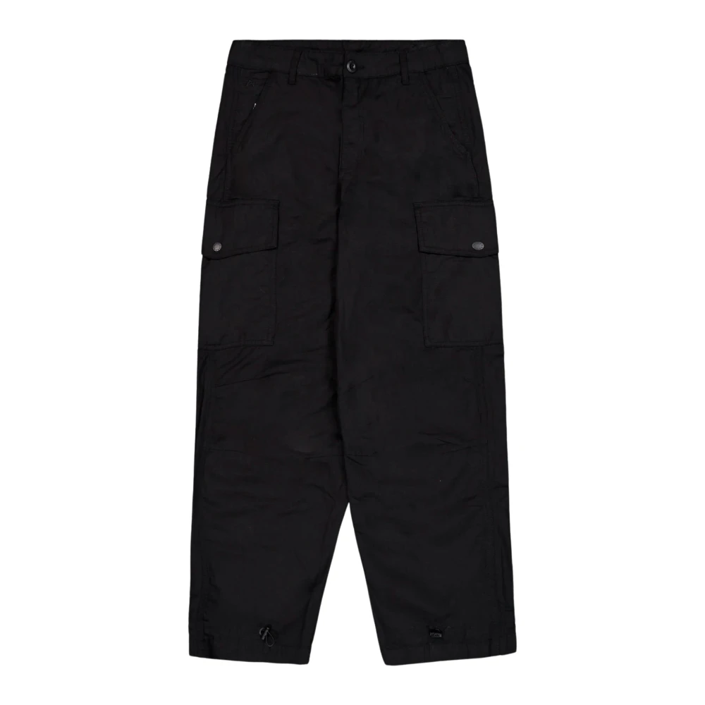 Alpha Industries Men's Black Ripstop Cargo Pant - Straight Trousers - W31 - Trousers