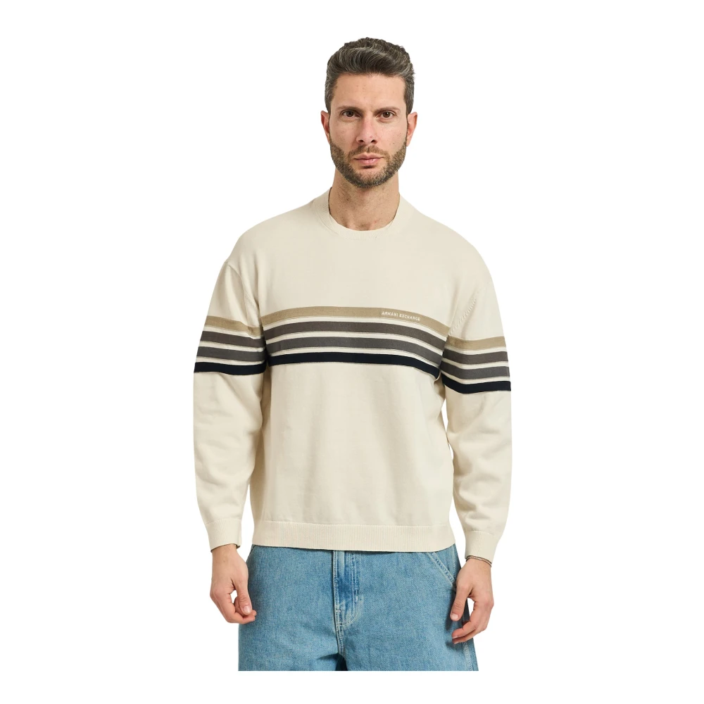 Armani Exchange Hombre Beige Jerséis