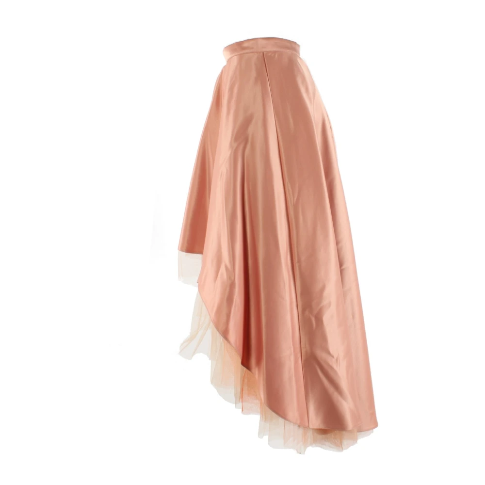 pinko Oranje Rok 100% Polyester Vrouwen Orange Dames