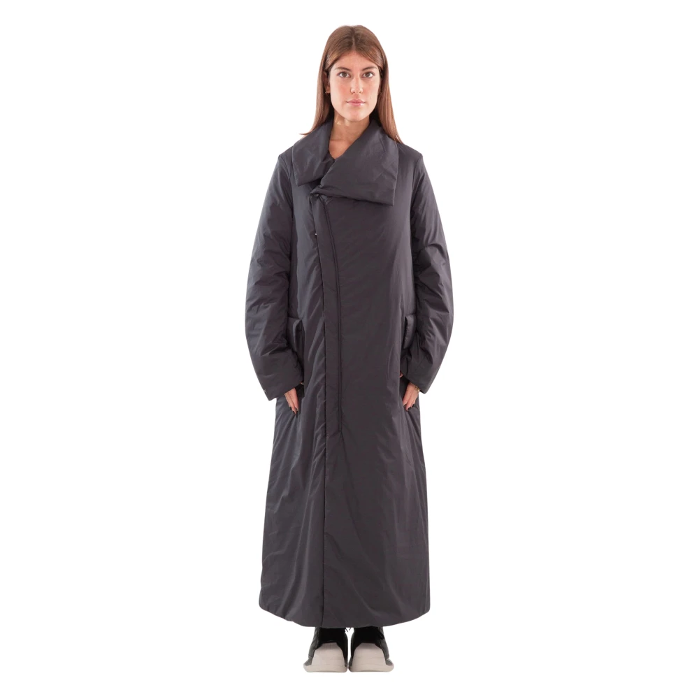 Y-3 Zwarte Gewatteerde Primaloft Jas Black Dames