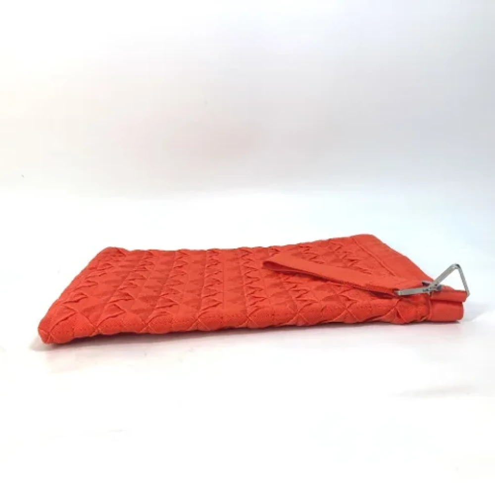 Bottega Veneta Vintage Pre-owned Leather clutches Red Dames