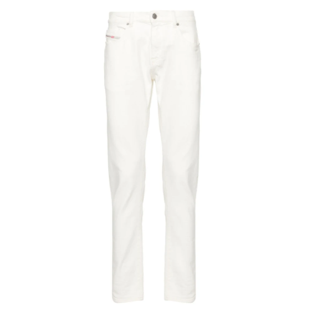 Diesel Slim-fit Jeans White Heren