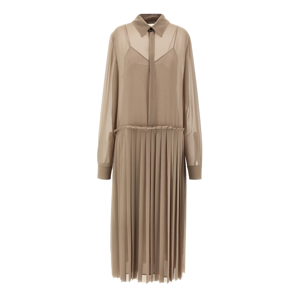 Ami Paris Femme Beige - Dresses > Day Dresses > Shirt Dresses