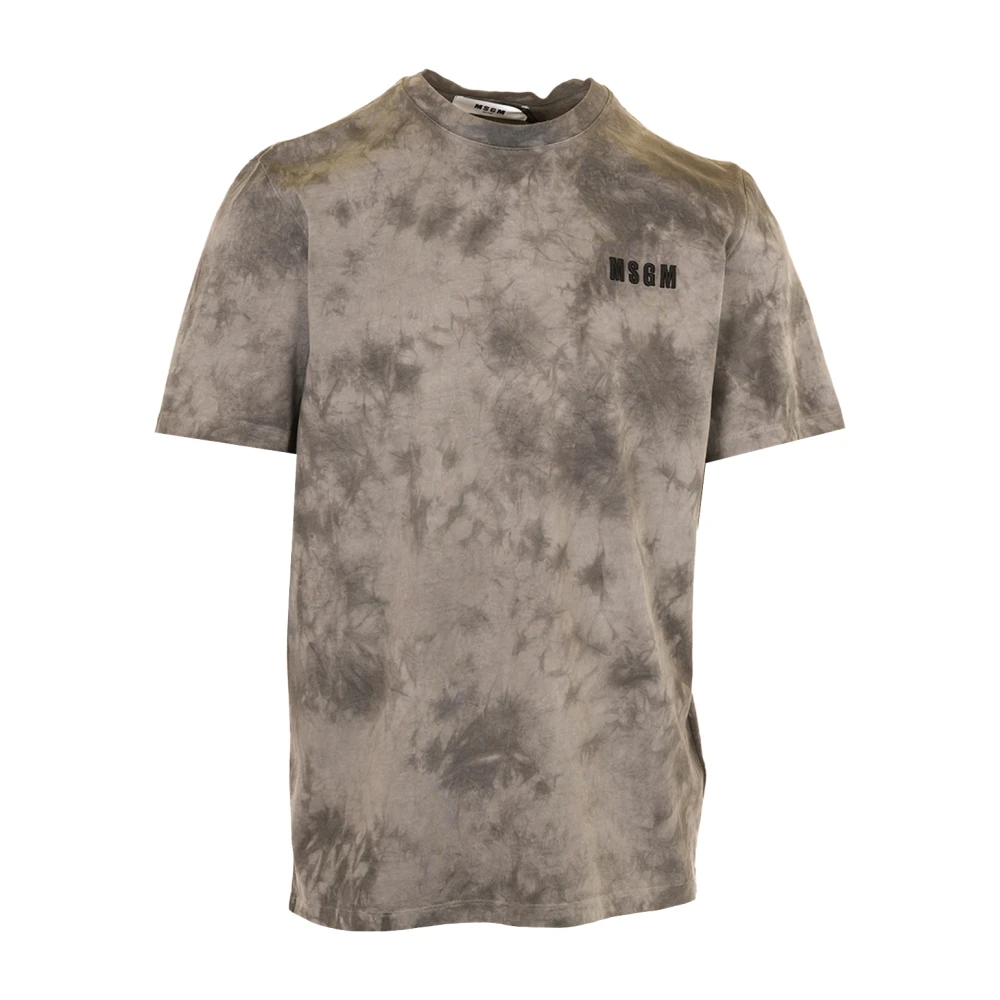 Msgm - Tops > T-Shirts - Gray - Msgm - Modalova