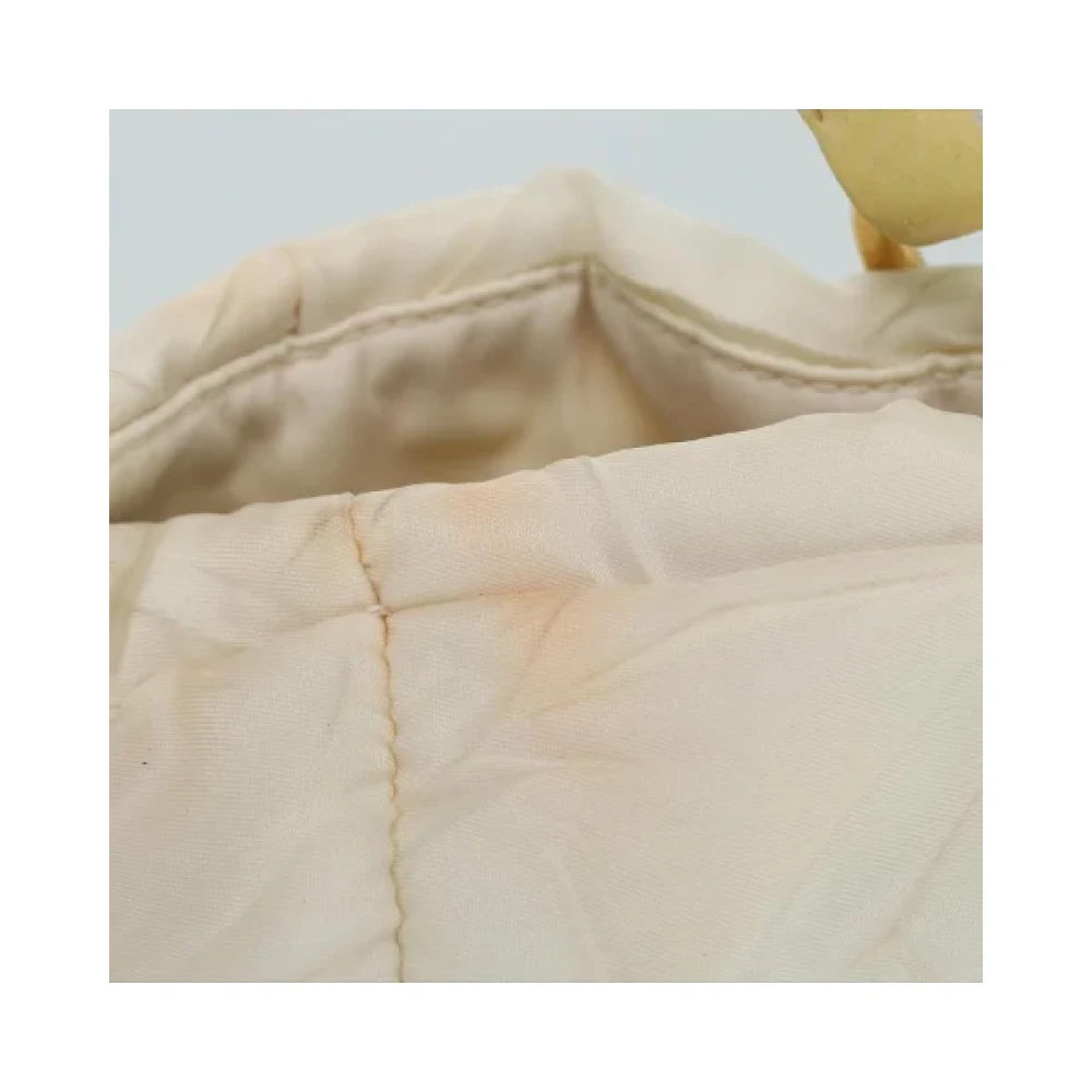 Prada Vintage Pre-owned Nylon prada-bags White Dames