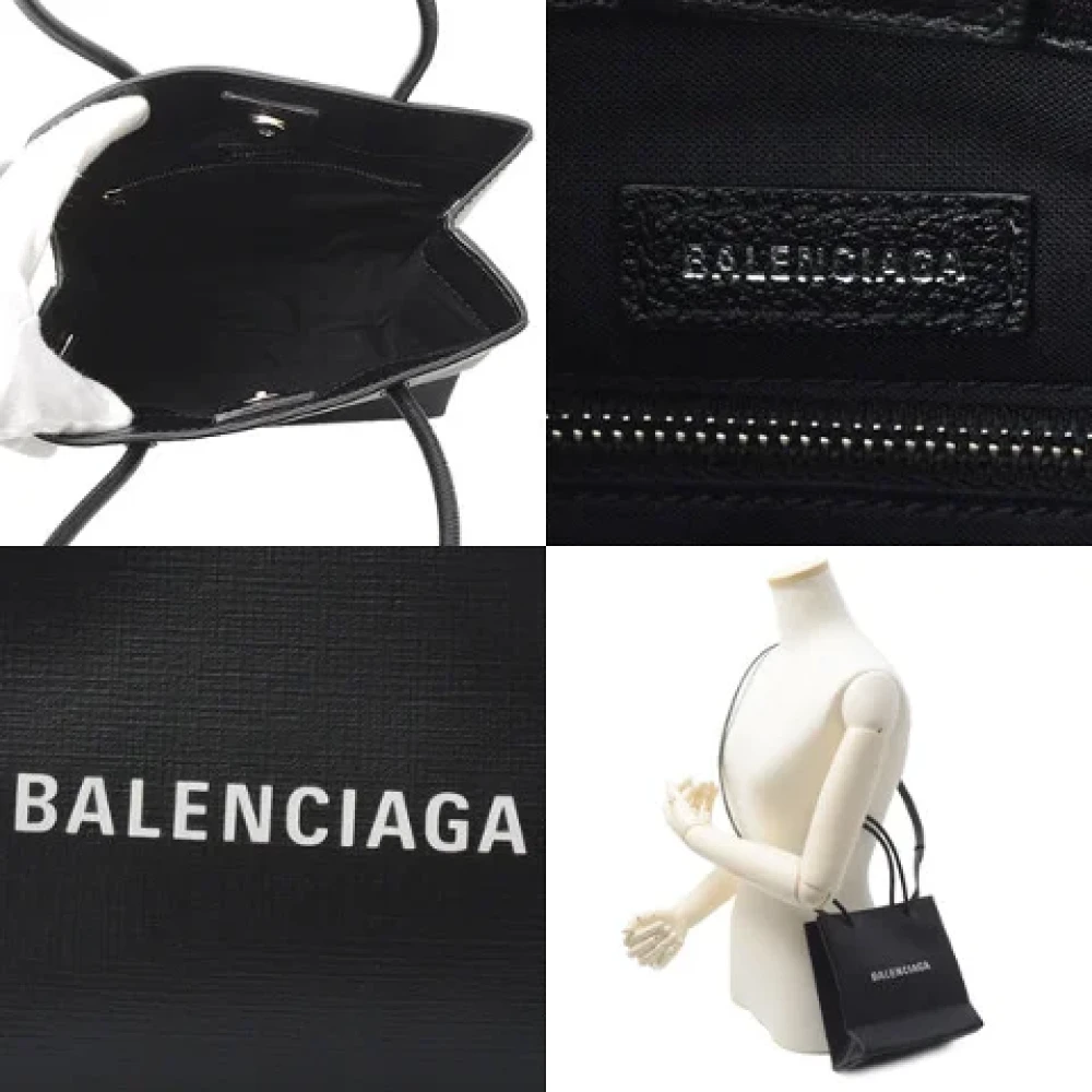 Balenciaga Vintage Pre-owned Leather balenciaga-bags Black Dames