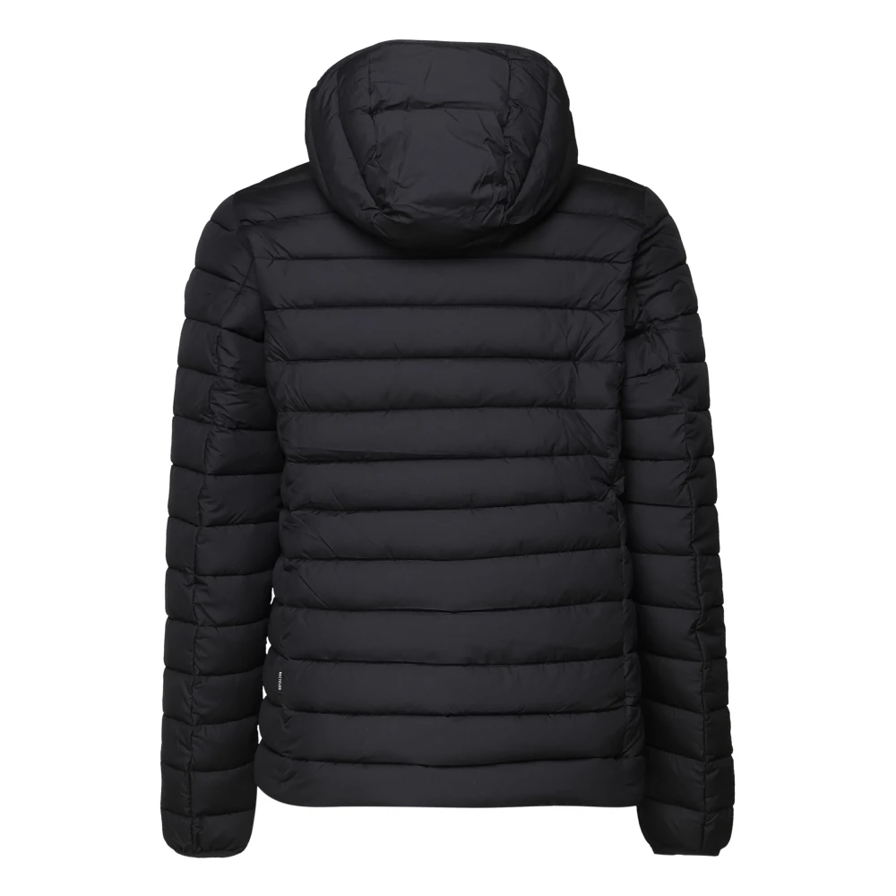 Save The Duck Gewatteerde jas met capuchon en rits Blue Heren