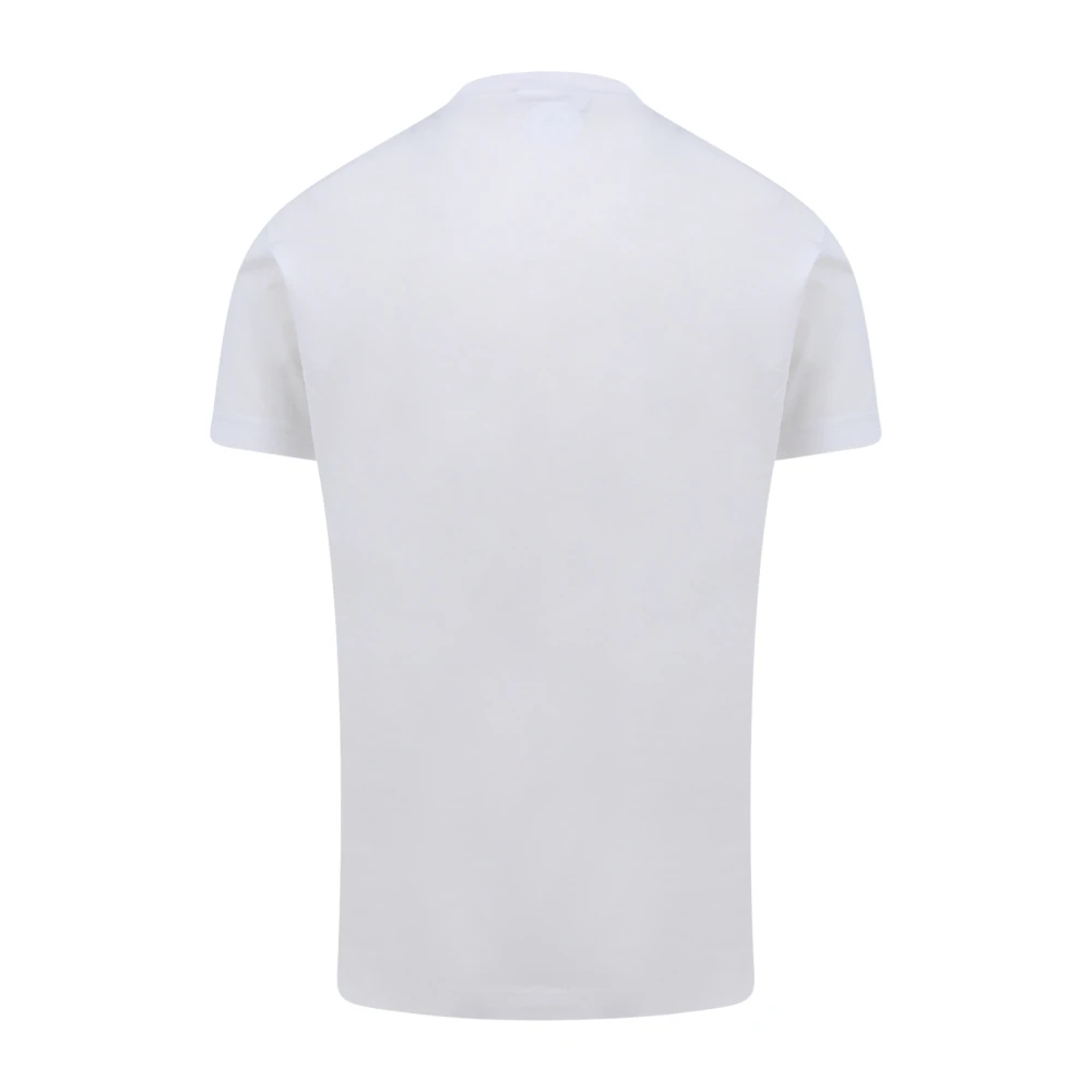 Dsquared2 Witte Crew-neck T-shirt met Logo White Heren