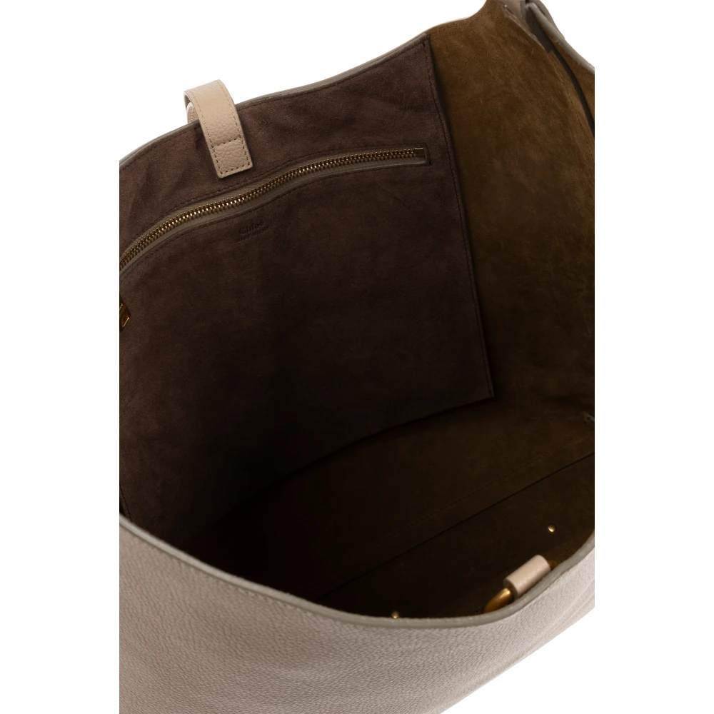 Chloé Tas Marcie Hobo type shopper Beige Dames