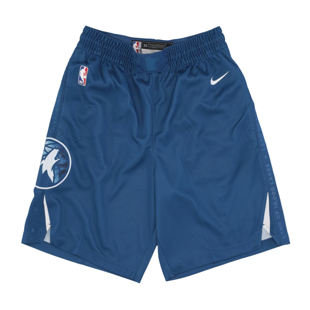 Nike NBA City Edition Dri-Fit Basketball Shorts Blue Heren