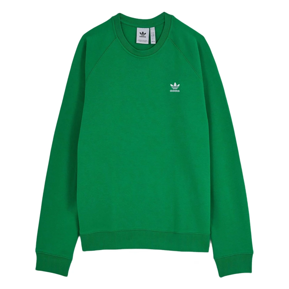 Adidas Essentiële Groene Hoodie Green Heren