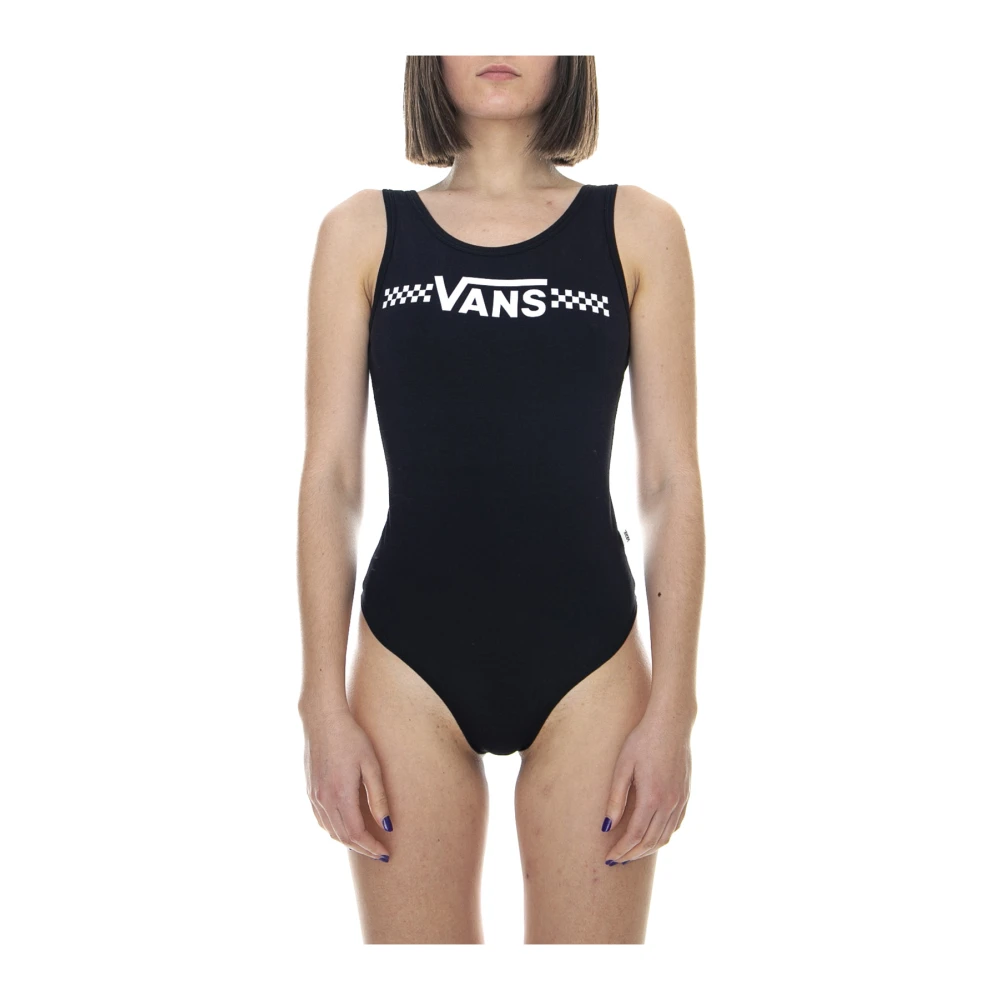 Vans Mouwloos Zwart Logo Sieraden Black Dames