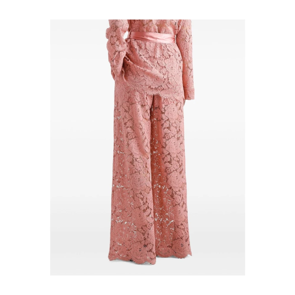 Dolce & Gabbana Elegante Broek voor Heren Pink Dames