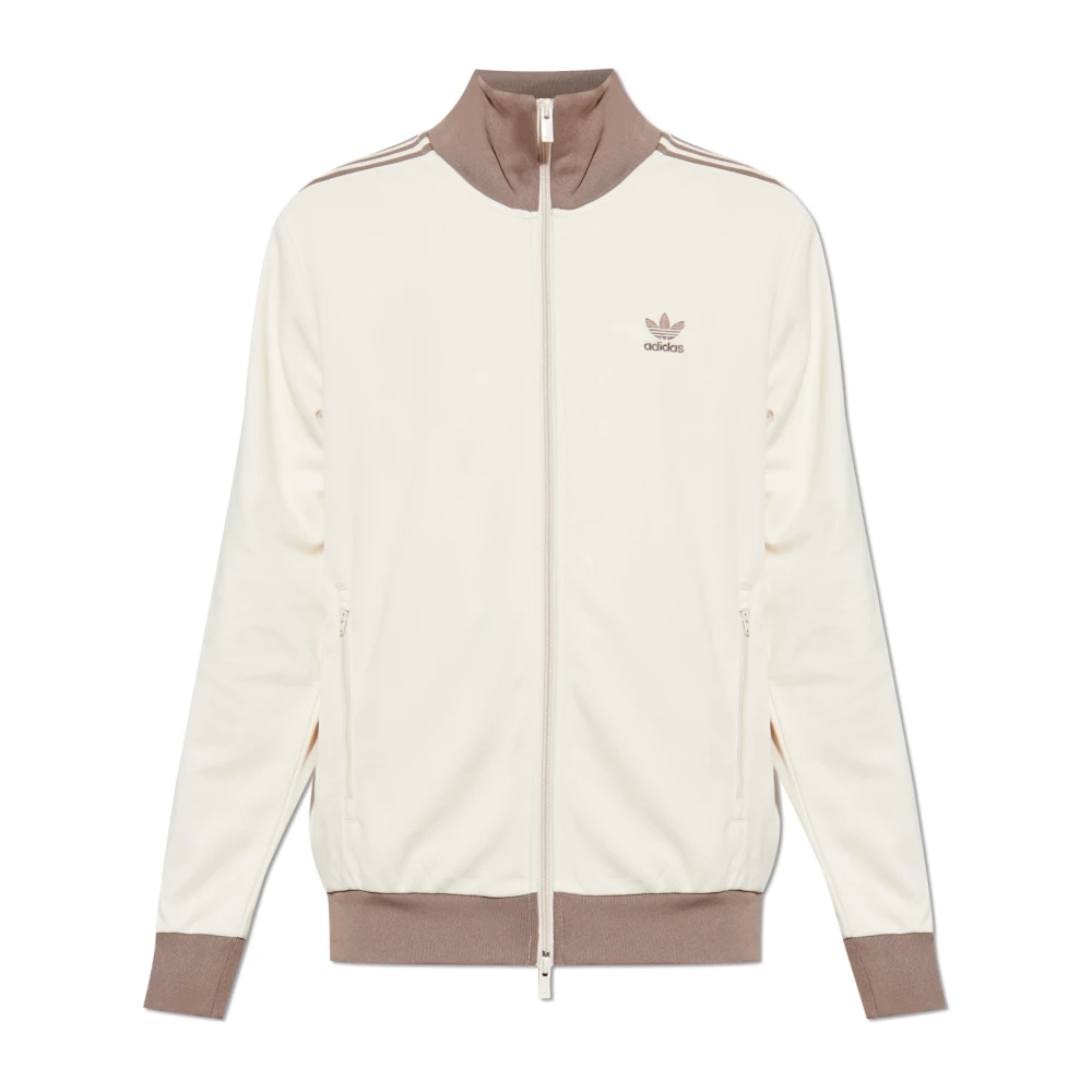 adidas Originals Sweatshirt met opstaande kraag Beige Heren