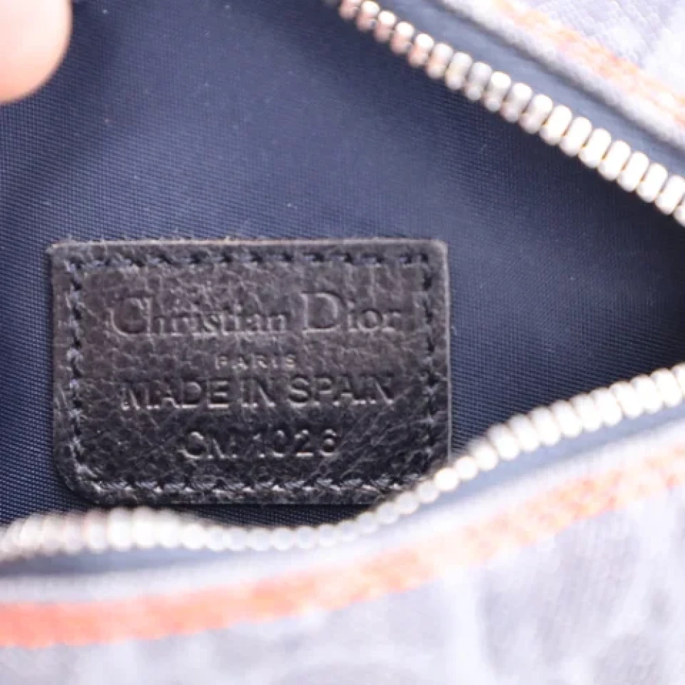 Dior Vintage Pre-owned Canvas dior-bags Blue Heren