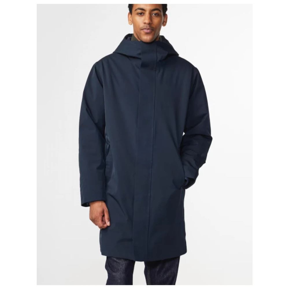 Nn07 Waterdichte Parka met Primaloft Voering Blue Heren