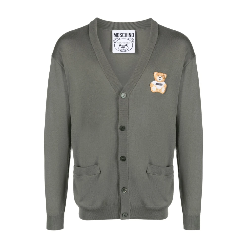 Moschino Groene truien Green Heren