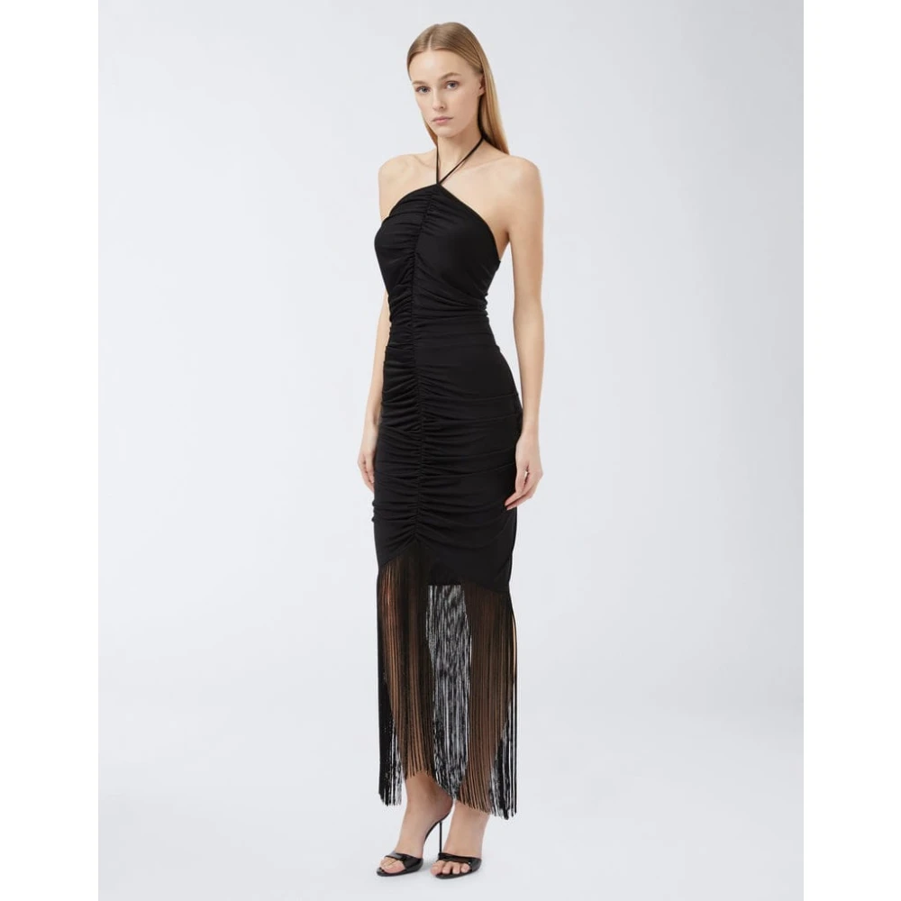 Andamane Zwarte Elegante Jurk Black Dames
