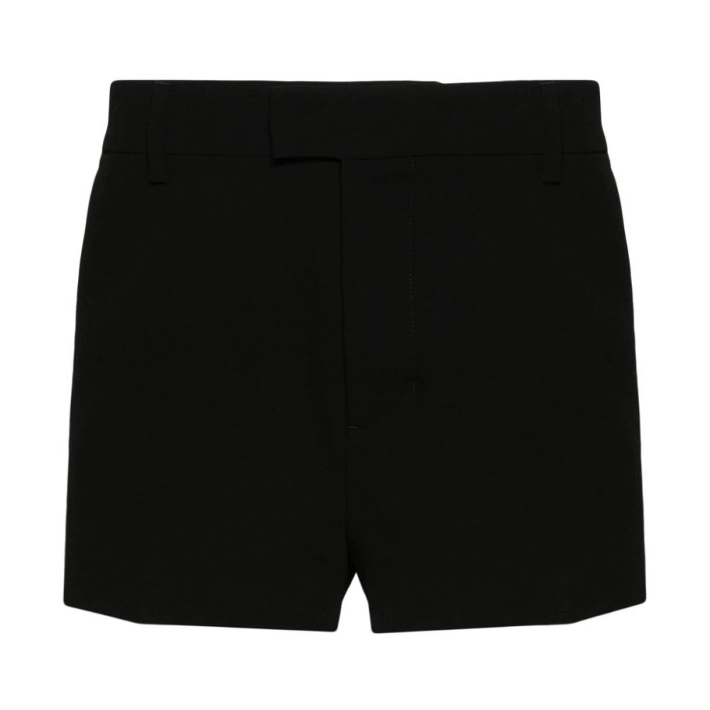 Ami Paris Wollen Mini Shorts Black Heren