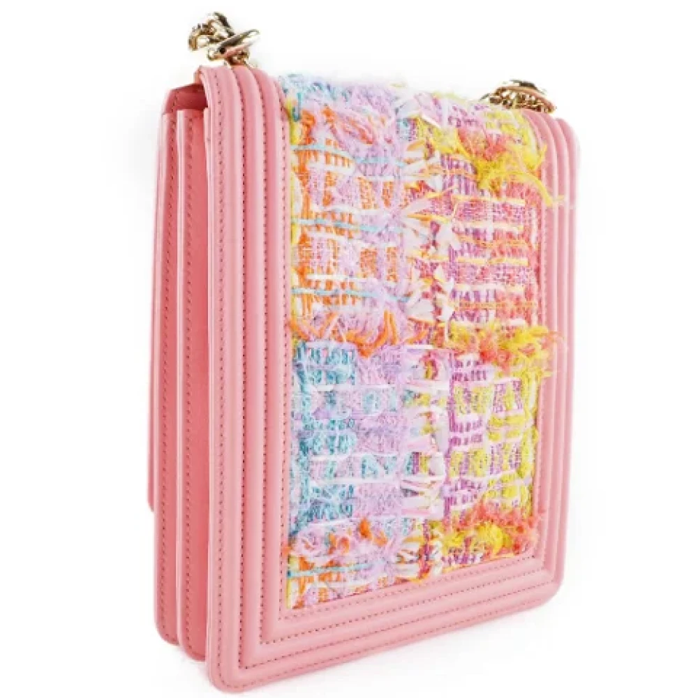Chanel Vintage Pre-owned Fabric chanel-bags Pink Dames