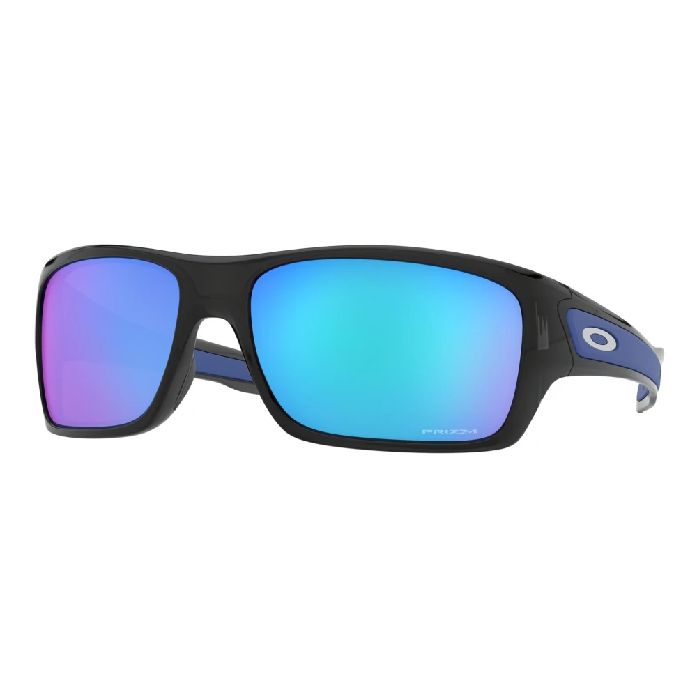 Oakley Turbine Sunglasses Black Ink/Prizm Sapphire - Image 9