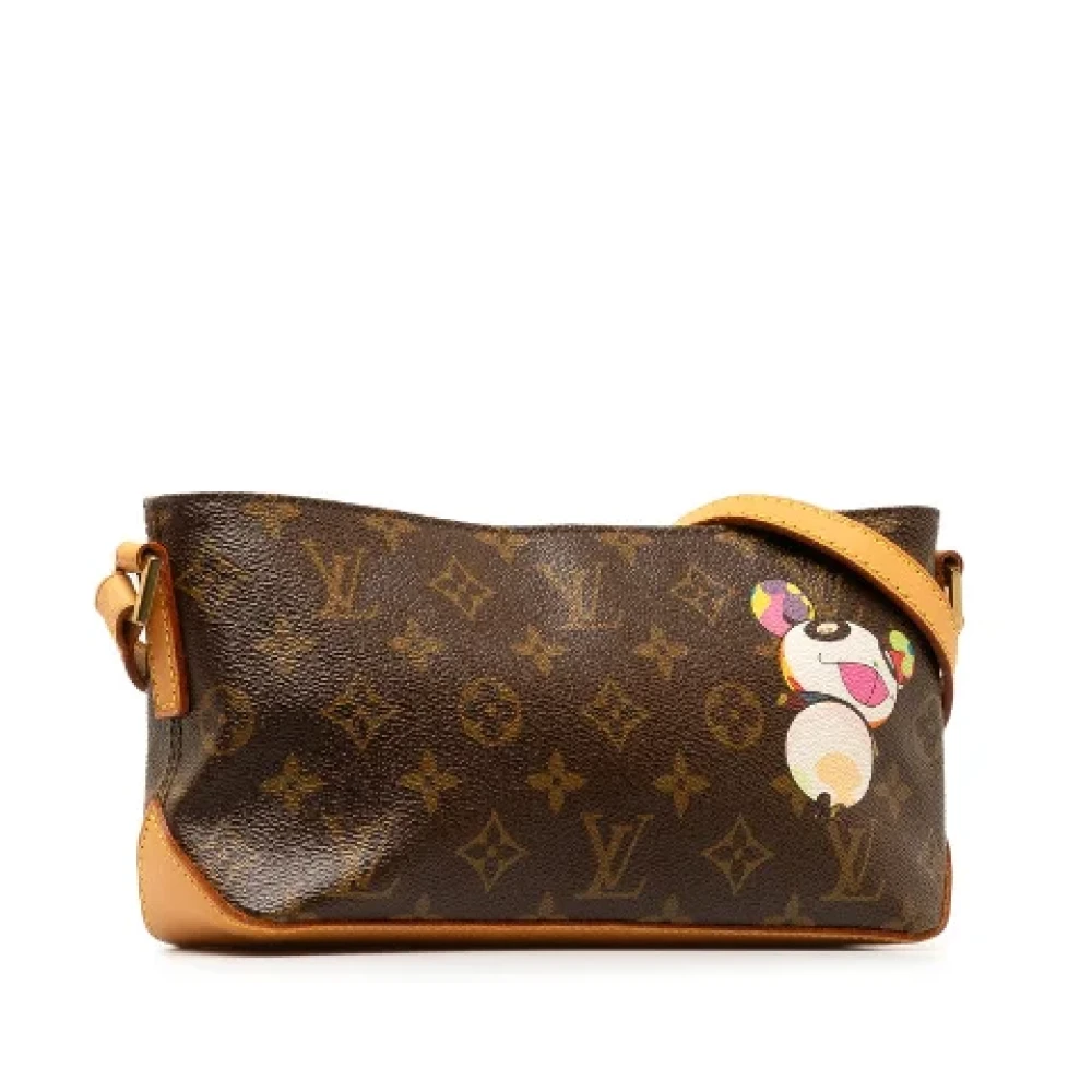 Louis Vuitton Vintage Pre-owned Canvas shoulder-bags Brown Dames