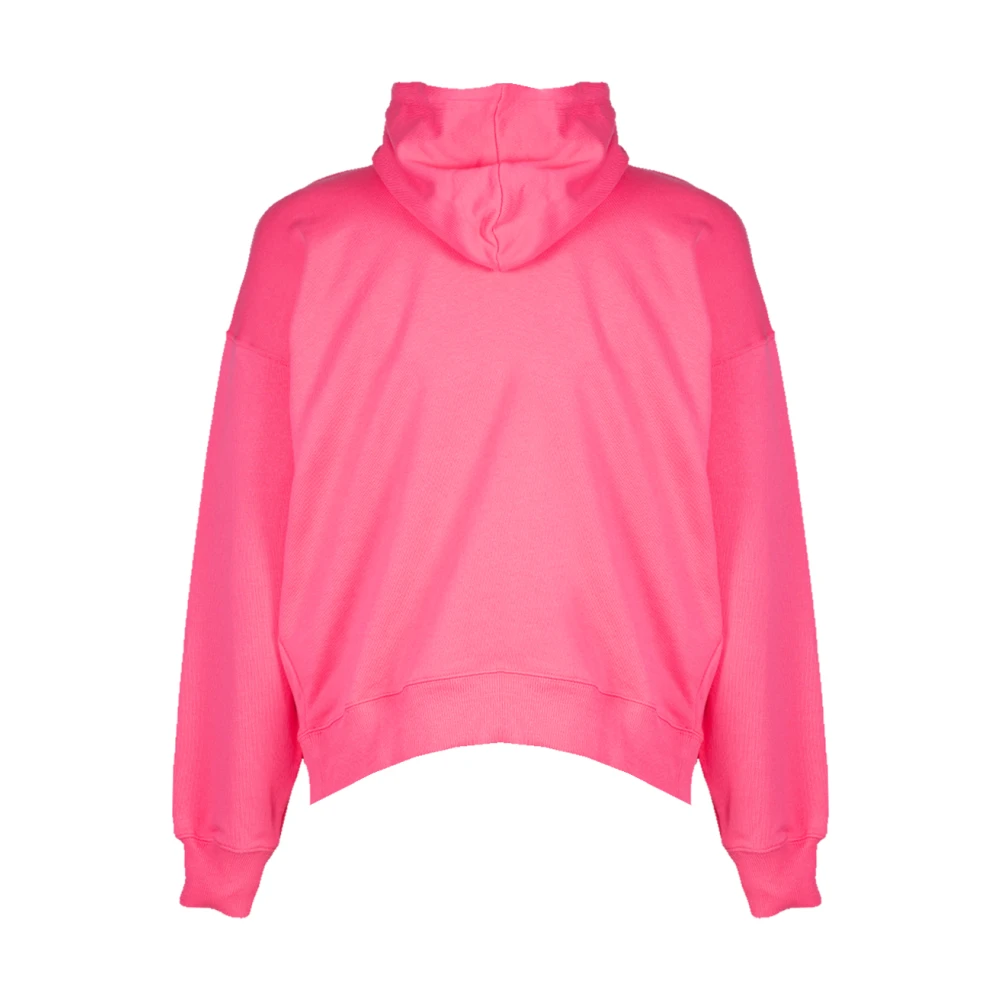 Msgm Fuchsia Borstel Hoodie Pink Heren