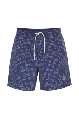 Geometriska badshorts