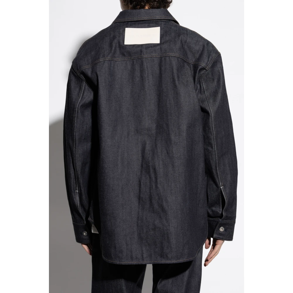 Jil Sander Denim shirt in oversized stijl Blue Heren