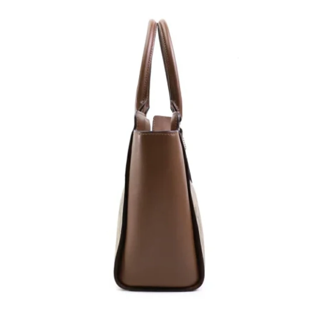 Coach Pre-owned Leather handbags Brown Dames