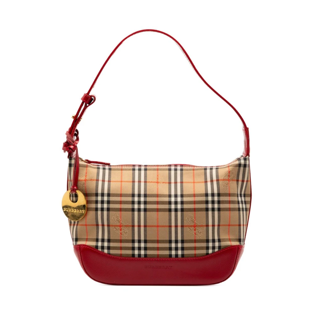 Burberry Vintage Women's Brown Pre-Owned Hobo Bag With Strap