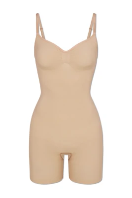 Sömlös Sculpt Mid-Lår Bodysuit