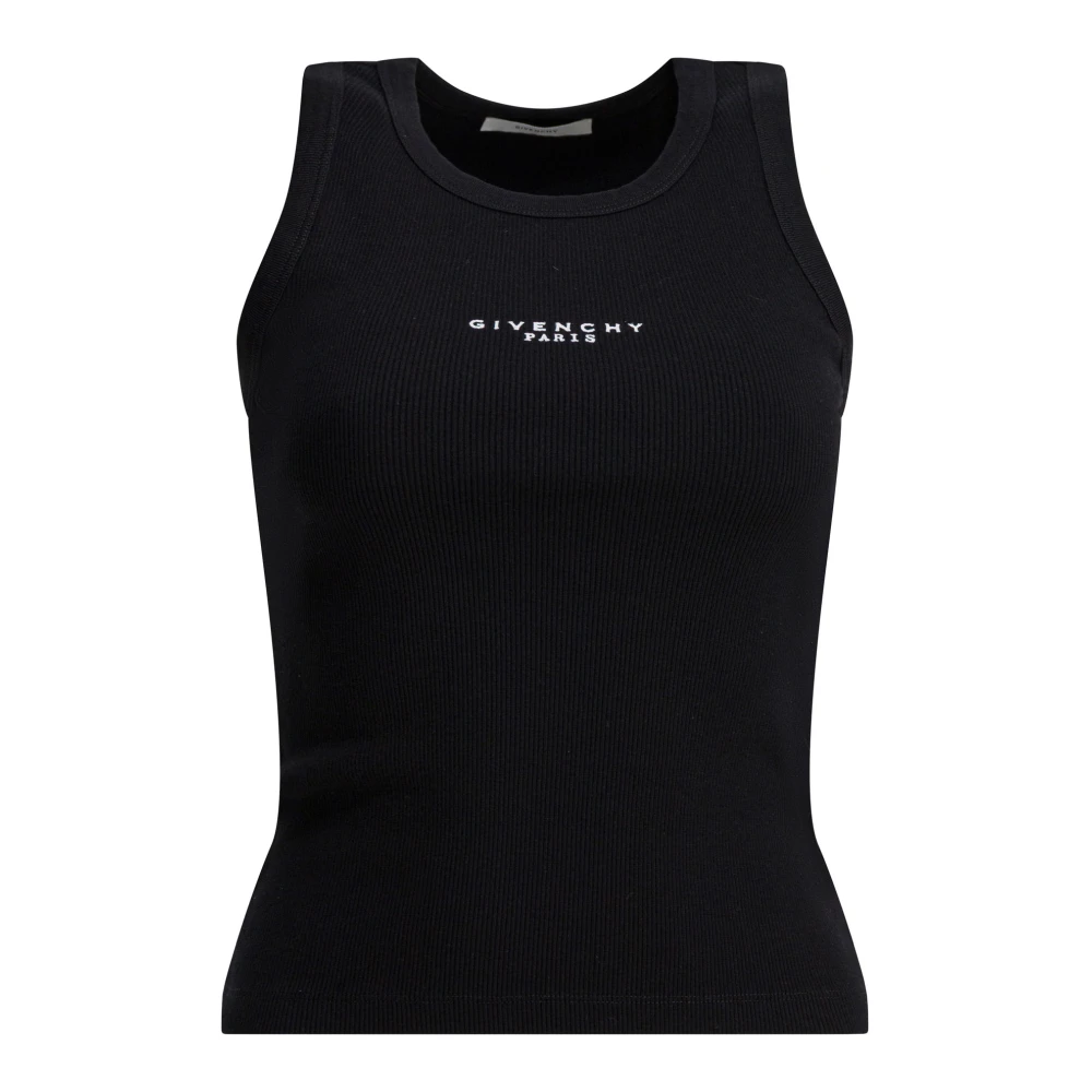 Givenchy Women's Black Slim-Fit Tank Top - Sleeveless Tops - S - Tops