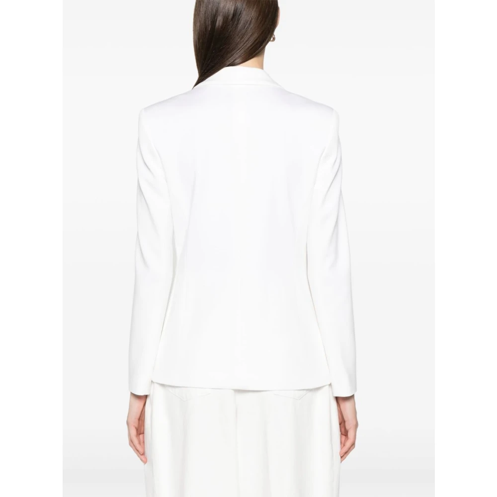 pinko Witte Jas Buitenkleding Ss25 White Dames