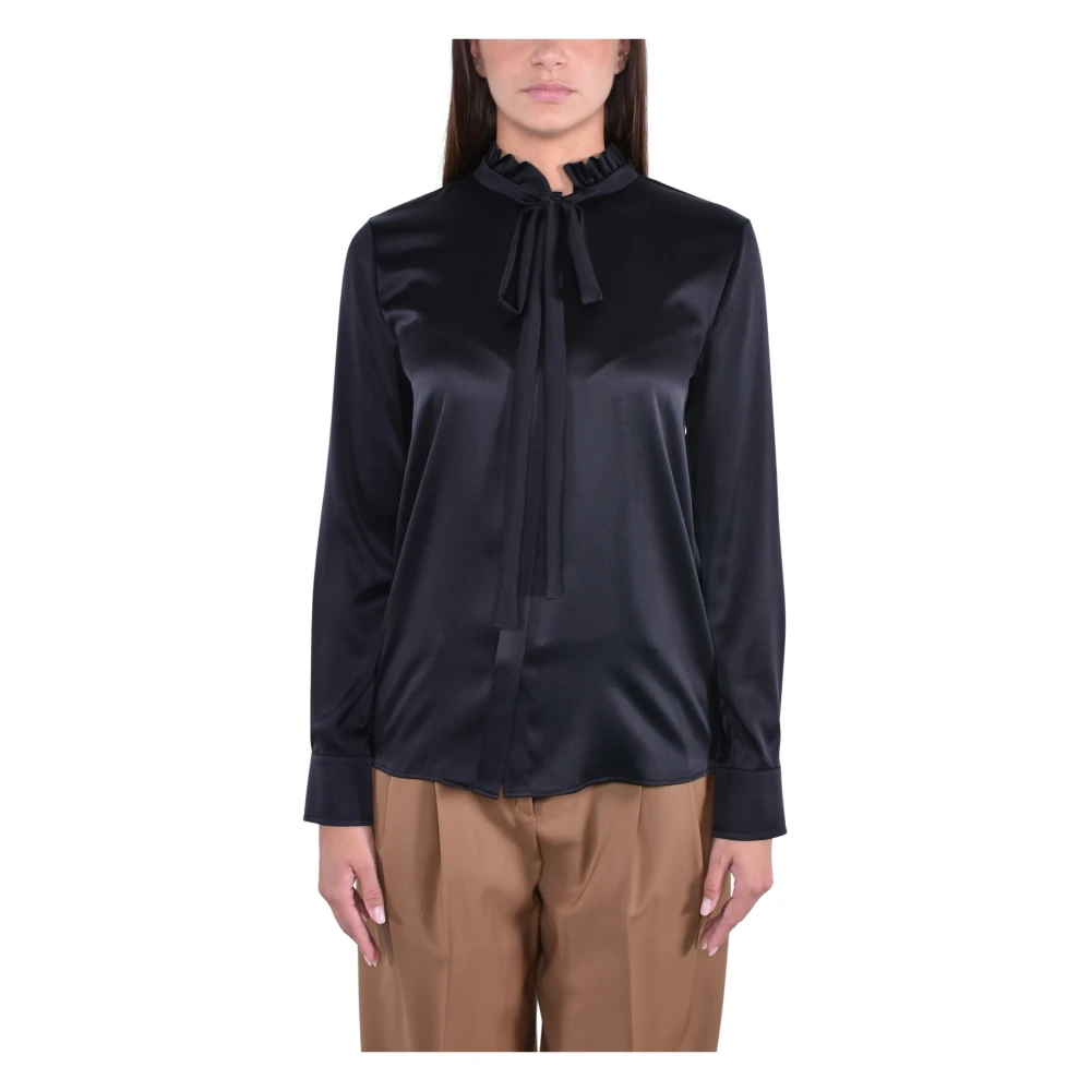 Max Mara Studio Mujer Negro Blusas Y Camisas, Talla: S