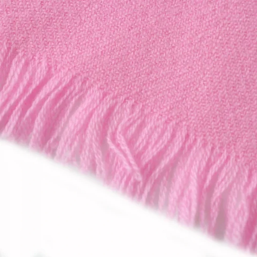 Hermès Vintage Pre-owned Cashmere scarves Pink Dames