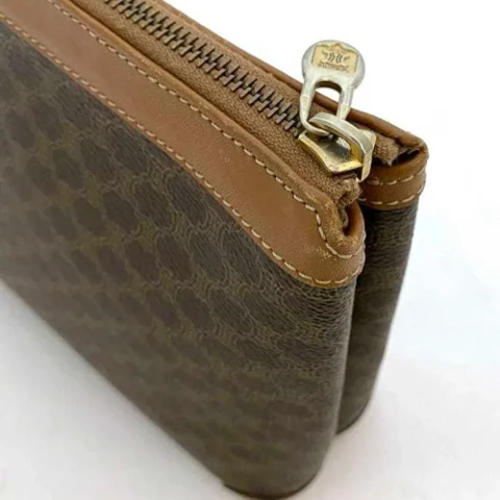 Celine Vintage Pre-owned Leather celine-bags Brown Dames
