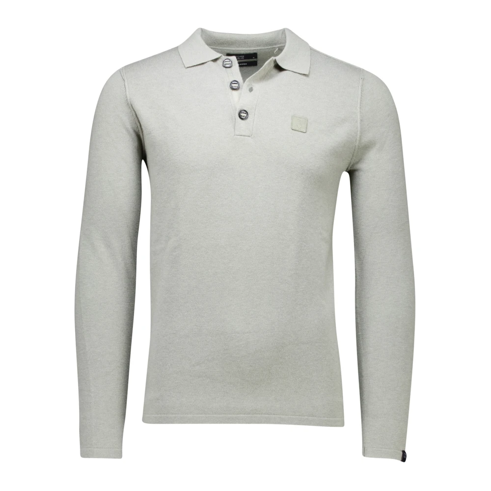 Butcher of Blue Groene polo met lange mouwen Green Heren