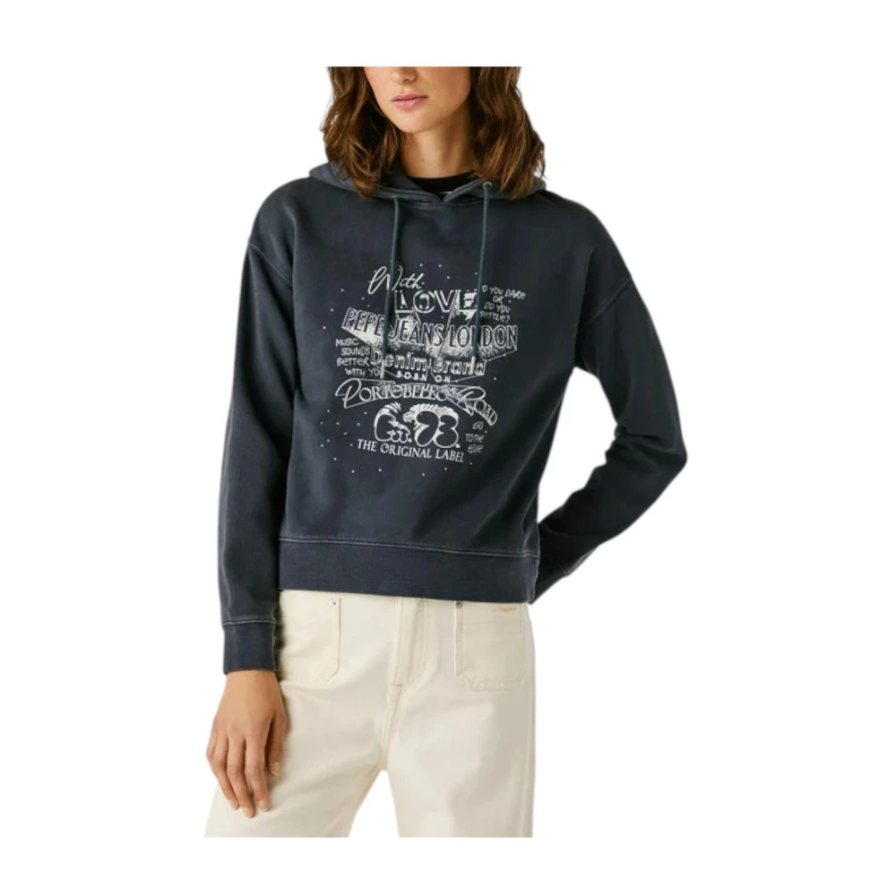 Pepe Jeans Women's Gray Hoodies - Hoodies - S - Sweatshirts & Hoodies