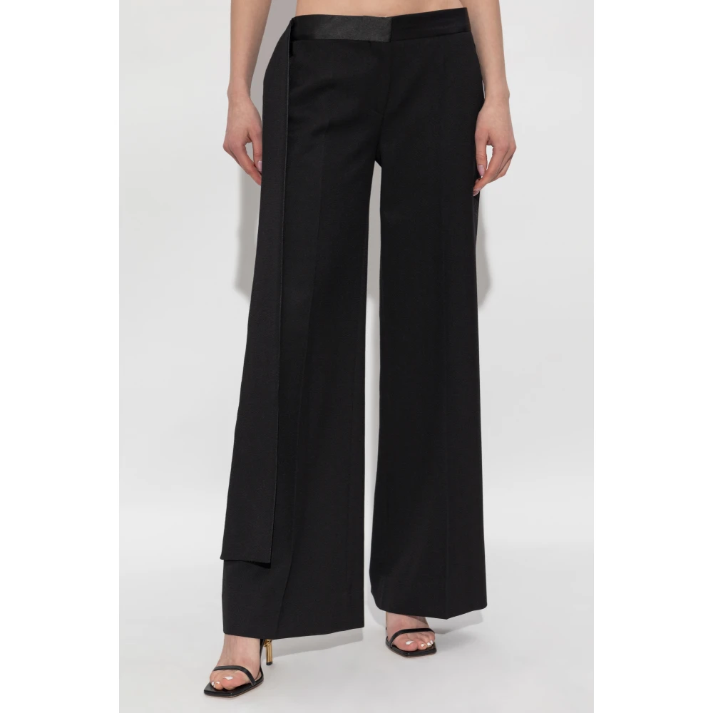 Victoria Beckham Geplooide broek Black Dames