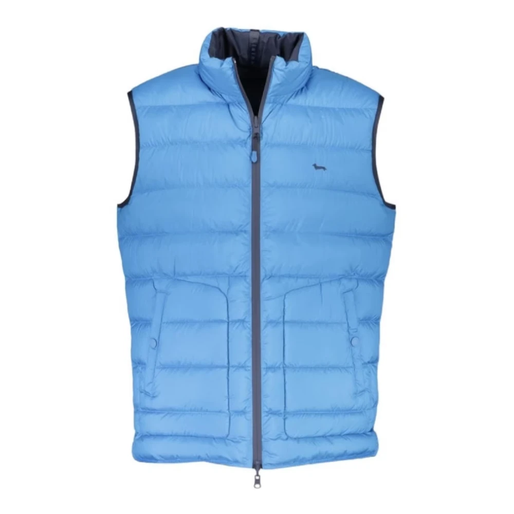 Harmont & Blaine Omkeerbaar blauw marineblauw herenvest XXL Blue Heren